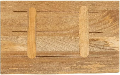 Solid Mango Wood Table Top 23.6 x 7.9 x 1.5 Inch, Rectangular Rustic Replacement Desktop for Kitchen Dining Room Coffee Table, DIY Furniture Project