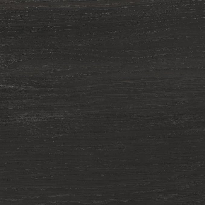 Armen Living Sicily Modern Farmhouse 26" Seat Height Swivel Black Wood Bar Stool for Kitchen Island Counter in Light Gray Fabric