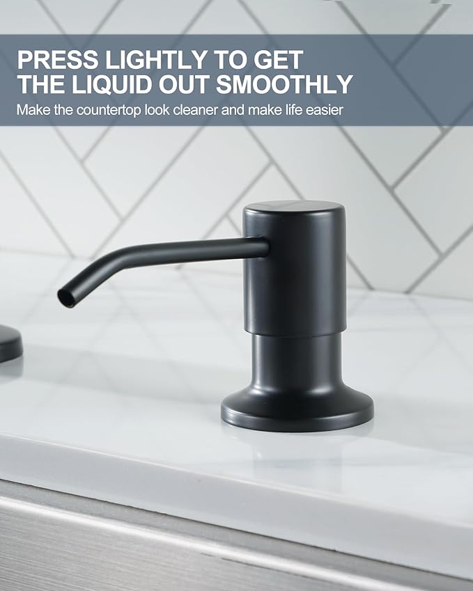 WOWOW Kitchen Faucet with Pull Down Sprayer, Matte Black Kitchen Faucet with Sprayer, Stainless Steel High Arc Single Handle Pull Down 3 Hole Black Bar Sink Faucet Kitchen for Rv Sink Faucets Kitchen