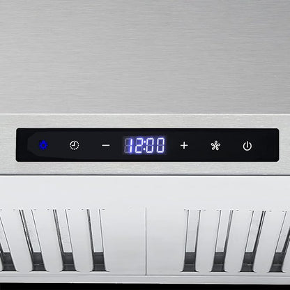 COSMO COS-63175S 30 in. Vista Collection 380 CFM Ducted Wall Mount Range Hood, Touch Controls, LED Lights, Stainless Steel