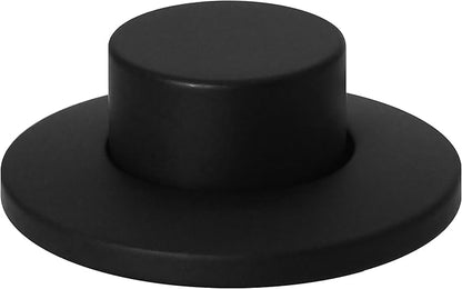 Westbrass ASB-RB3-62 Sink Top Waste Disposal Replacement Air Switch Trim Only, Raised Button, Matte Black