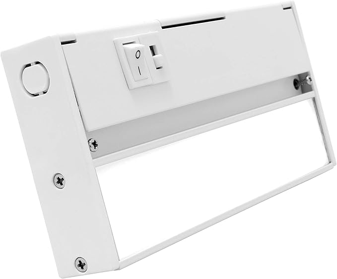 NUC-5 Series 8-inch White Selectable LED Under Cabinet Light (NUC508SWH