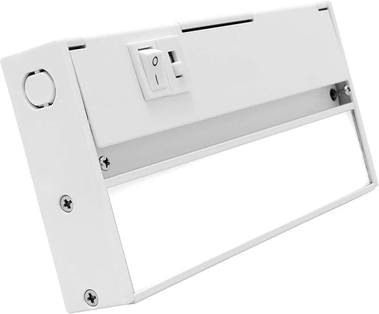 NUC-5 Series 8-inch White Selectable LED Under Cabinet Light (NUC508SWH