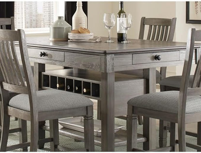Counter Height Dining Set with Table and Chairs for Kitchen Island Use