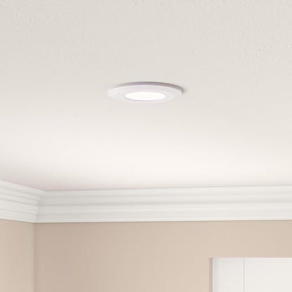 Armacost Lighting Wafer Thin LED Puck Light, Bright White Light (4000K), Brilliant White Finish 224411