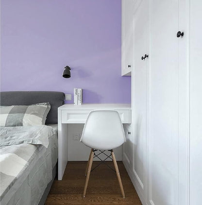 118"x17.7" Purple Wallpaper Solid Color Peel and Stick Wallpaper Purple Contact Paper Solid Color Self-Adhesive Removable Wall Paper for Wall Furniture Cabinet Covering Vinyl Rolls
