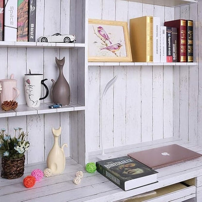 Abyssaly Shiplap Peel and Stick Wallpaper 394" X 11.8" Self-Adhesive Removable Decorative Wall Covering Vintage Wood Panel Interior Film for Home Decoration