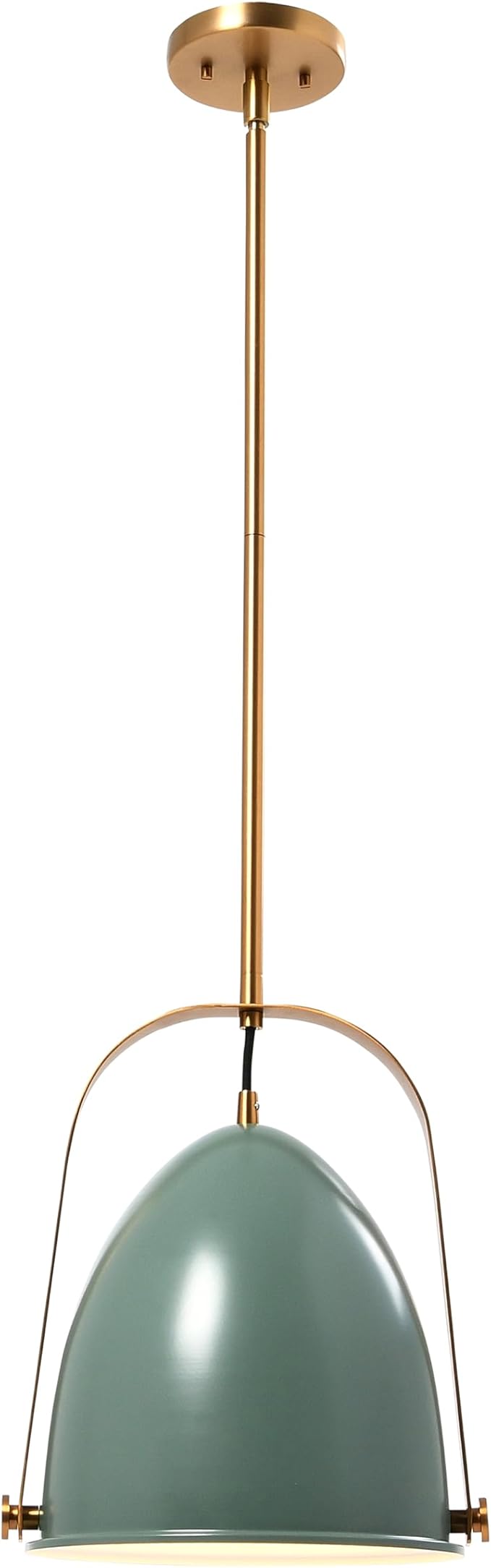 Zelda - 2-Tone Metal Ceiling Light, Sage and Brushed Gold