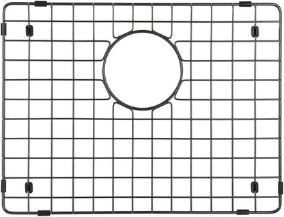 Starstar Sinks Protector Matte Black 304 Stainless Steel Kitchen Sink Bottom Grid, Rack (18 L x 15 W)