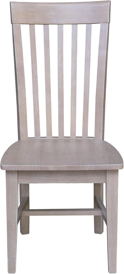 International Concepts Cosmo Chair Washed Gray Taupe