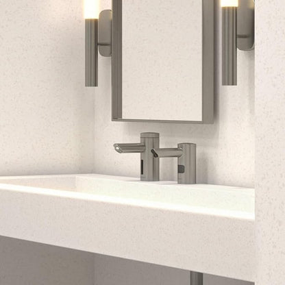 Sloan Optima EAF-275 Sensor Activated Solar Touch-Free Faucet, Commercial Grade with Mounting Hardware - 0.5GPM Solar Powered, Deck-Mounted Mid Body, Polished Chrome Finish, 3335016