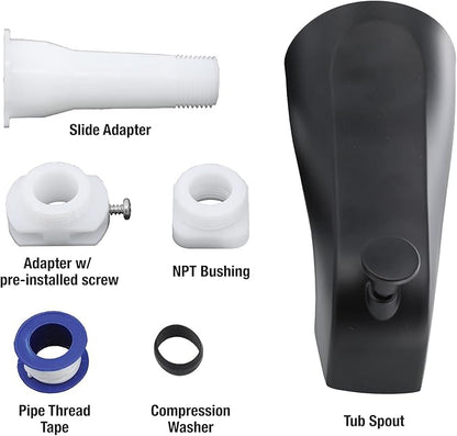 Danco 11079 Tub Spout, Matte Black