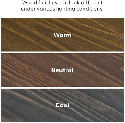Plank+Beam Modern 46 Inch Console Table, Solid Pine Wood Entryway Table, Narrow Sofa Table for Hallway or Living Room, Walnut