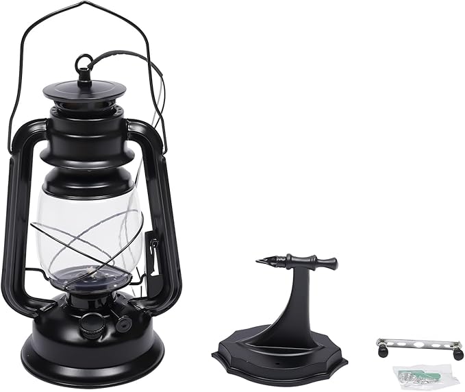 Rustic Wall Sconce Lantern Light, Western Light Fixtures, Vintage Wall Lamp, Farmhouse Wall Light Fixtures, Indoor Old Fashioned Lantern for Hallway Farmhouse Loft (Black, 1pc)