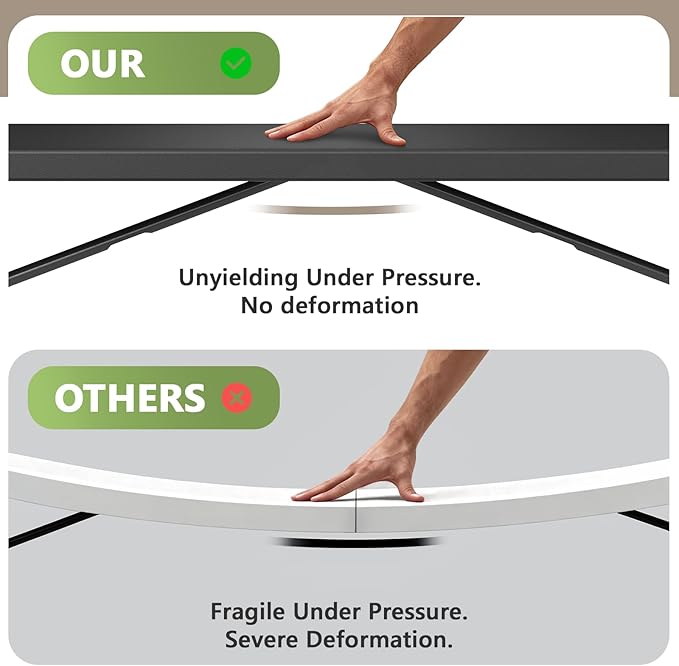 6ft Folding Table, Heavy Duty Plastic Card Table with Foldable Steel Legs, Metal Frame Support up to 600 lb, Portable for Indoor, Outdoor, Picnic, Camping, Dining, Party, Black