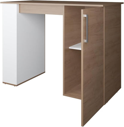 GOWE Alder Bar Kitchen Island, Kitchen, White/Macadamia