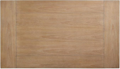 Modern Tone Dining Table with Open Lower Shelf - 64" L x 38" W x 30 1/4" H