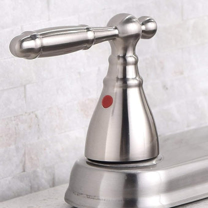 SHACO Kitchen Faucet with Side Sprayer, 2 Handle Faucet for Kitchen Sinks 3 Hole or 4 Hole, High Arc Kitchen Faucet with Water Supply Line, SC-SLYT003L-S new12