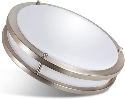 Drosbey 50W Dimmable LED Ceiling Light Fixture, Kitchen Light Fixtures, Flush Mount Ceiling Lights for Bedroom, Bathroom, 3000K/4000K/5000K Selectable, Super Bright 5000LM, UL Listed