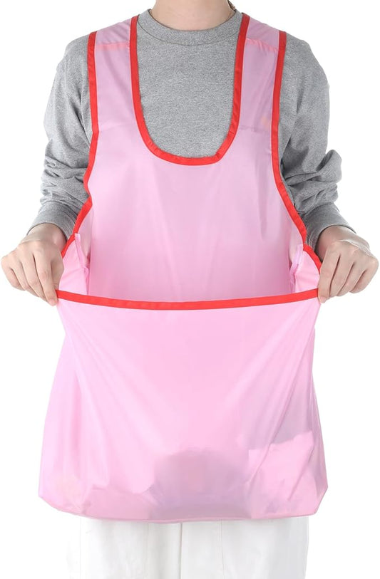 Clothes Drying Aprons, Laundry Apron with Large Pouch Clothes Apron Laundrys Pet Bag Laundry Aprons for Women