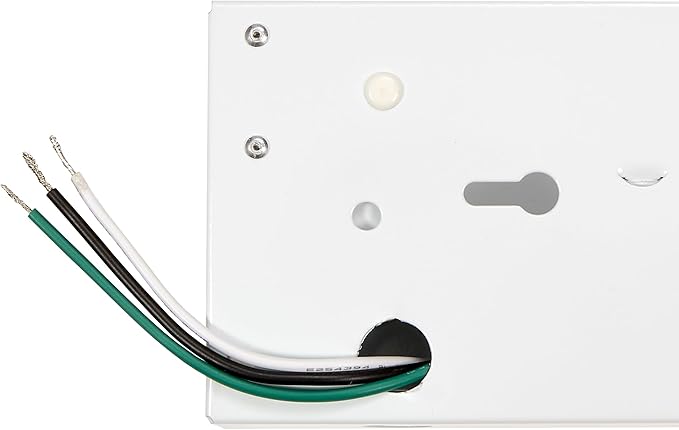 Maxxima 18 in. Hardwired LED Under Cabinet Light - 750 Lumens, 5 CCT, Color Temperature Slide Control, 2700K/3000K/3500K/4000K/5000K, Kitchen and Indoor Lighting Fixture, White, On/Off Switch, ETL