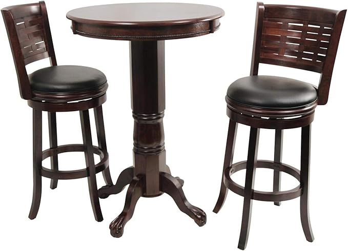 Boraam Florence Pub Table, 42-Inch, Buttermilk
