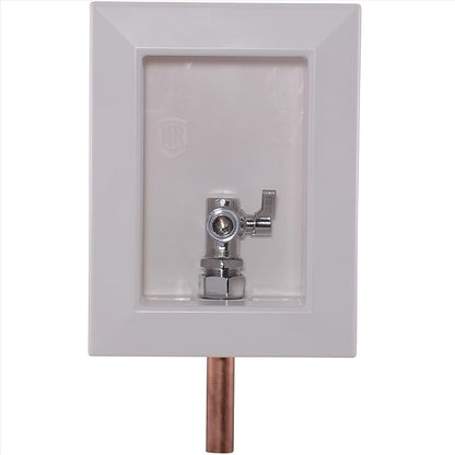 Holdrite Appliance Fixture Outlet Box with 3/8 Inch OD Compression Outlet, Pre-Assembled, 1/2 Inch CTS Copper Tailpiece, HR-AF-M-1