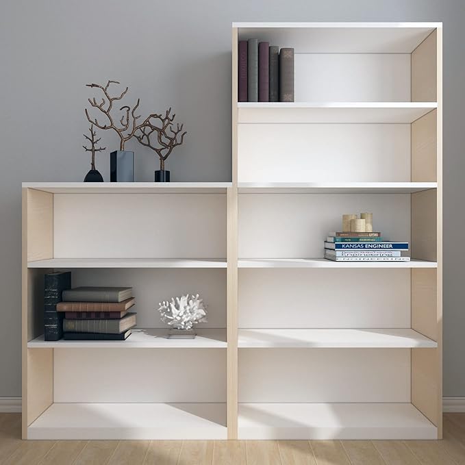 Decotalk White Contact Paper 17.7"x200", White Contact Paper for Cabinets and Drawers, White Peel and Stick Wallpaper for Bedroom, Solid White Contact Paper for Table, White Wall Paper Self Adhesive
