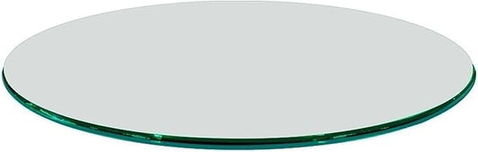 Fab Glass and Mirror 48" Round 1/2" Inch Thick Tempered Ogee Edge Polish Glass Table Top, Clear