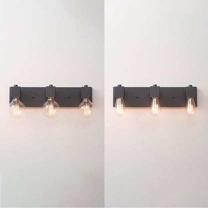 GLOBE Electric 63000005 18" 3-Light Vanity Light, Matte Black