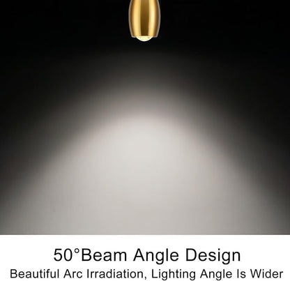 Gold Pendant Light, Modern Pendant Lights Kitchen Island, LED Hanging Light Fixtures for Dining Room Hallway Bedroom 3 Pack 3000K