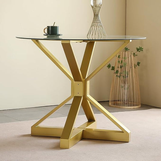28In Modern Table Base Metal Pedestal Dinning Table Legs with Suction Cups, Heavy Duty Desk Base for Marble,Glass,Wood Top, Coffee Table Legs for Kitchen,Home,Restaurant