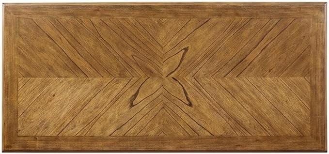 New Classic Furniture Amy Farmhouse Kitchen Counter Island Dining Table for 4 with Storage Shelf & USB Chargers, Beige and Brown