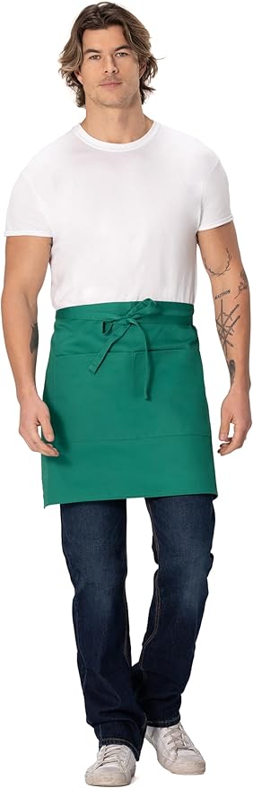 Chef Works Unisex Half Bistro Server Apron