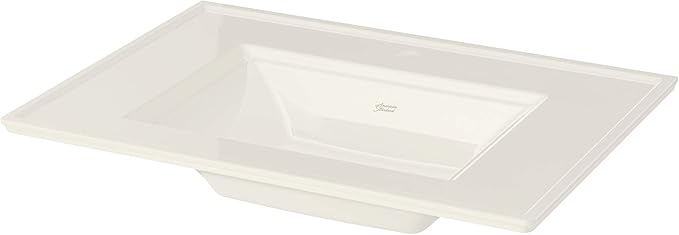 American Standard Town Square S Vanity Top- Center Hole Only in Linen