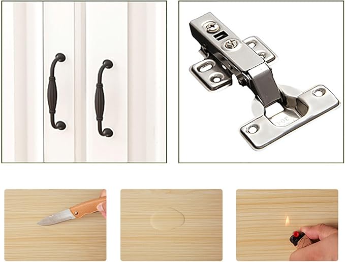 Farmhouse Kitchen Island with Cabinets Sideboard Buffet Cabinet Kitchen Coffee Bar TV Stand Cabinet Muebles para Cosina Open Shelving and Closed Cabinets Doors(60x50cm/23.62x19.69in)