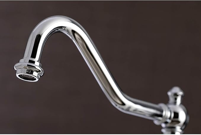 Kingston Brass KS3271ALBS Kitchen Faucet with Side Sprayer, Polished Chrome