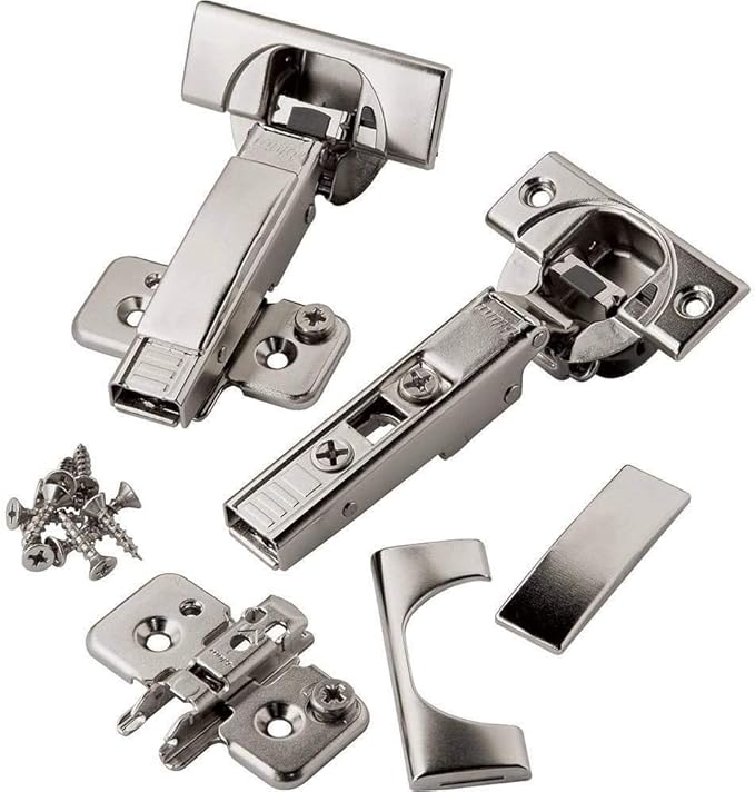Full Overlay Blum 110 deg Soft-Close BLUMotion Clip Top Frameless Hinges, Pair by Blum