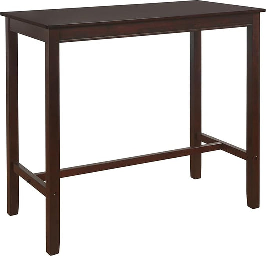 Linon Claridge Dark Espresso 42 inch Height Bar Table