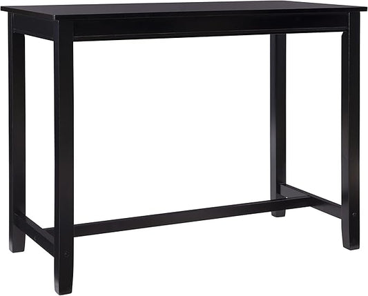 Linon Claridge Black 36 inch Height Bar Table