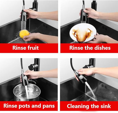 Black Stainless Steel Kitchen Sink, Single Bowl Kitchen Sink, Drop In/Topmount Workstation Sink with Sliding Accessories, Farmhouse Workstation Sink with Multiple Accessories (26.8 x 17.7in)