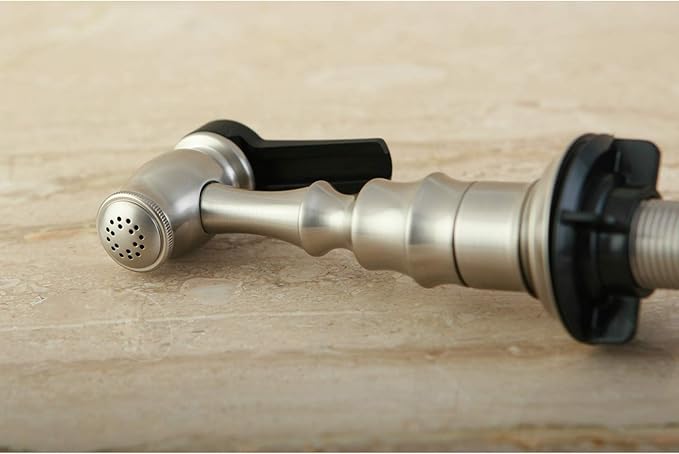 Kingston Brass Gourmetier KBSPR18 Kitchen Faucet Sprayer, Brushed Nickel