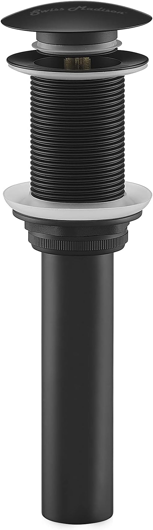Residential Non-Overflow Pop Up Sink Drain 1.75" in Matte Black