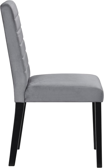 Lexicon Clover Dining Chair (Set of 2), Gray