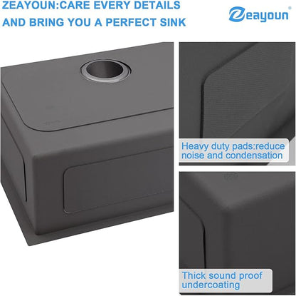 23 Inch Kitchen Sinks Undermount - 23 x 18 Inch Undermount Stainless Steel Bar Sink 16 Gauge Small Single Bowl Stainless Steel Outdoor Wet Bar & Prep Sink Basin 23 x 18 x 9 Inch
