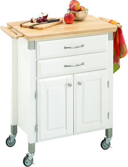 homestyles Dolly Madison Off-White Kitchen Cart