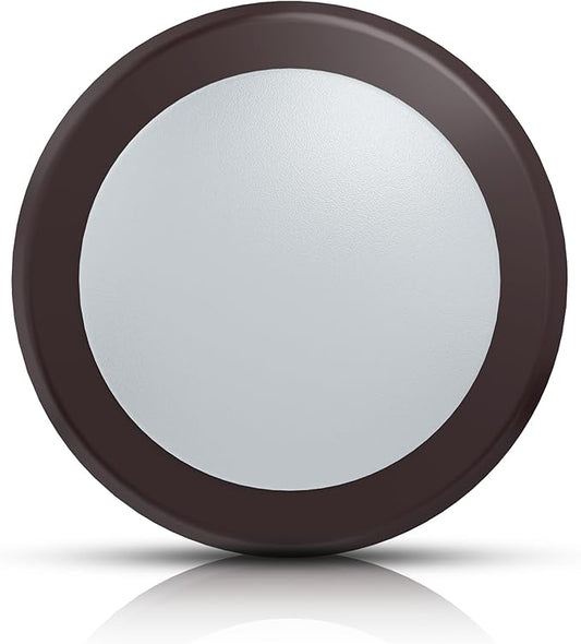 ECOELER 6 Inch 16.5W Dimmable LED Disk Light Flush Mount Ceiling Fixture, Aluminum Baffle Bronze Trim- Round Flush Mount Recessed Retrofit, 3000K Warm White, 1000lm, ETL Listed