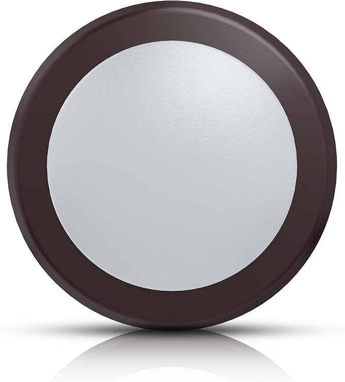ECOELER Bronze 6 inch Dimmable LED Disk Light Flush Mount Ceiling Fixture, 16.5W, 4000K Cool White, 1000Lm, Low Profile Flush Mount Ceiling Lights for J-Box or Recessed Can, ETL-Listed, Bronze