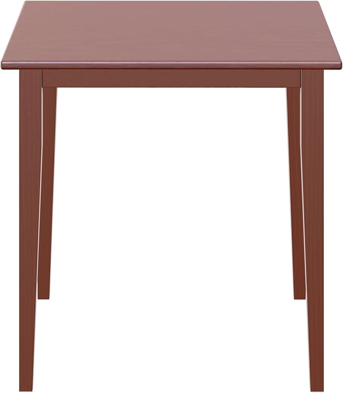 Winsome Groveland Wooden Square Dining Table, 29" in Walnut, Practical & Elegant Table for Eating, Study, Work, Sturdy Furniture for Kitchen, Dining Room, Office, Entryway
