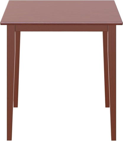 Winsome Groveland Wooden Square Dining Table, 29" in Walnut, Practical & Elegant Table for Eating, Study, Work, Sturdy Furniture for Kitchen, Dining Room, Office, Entryway